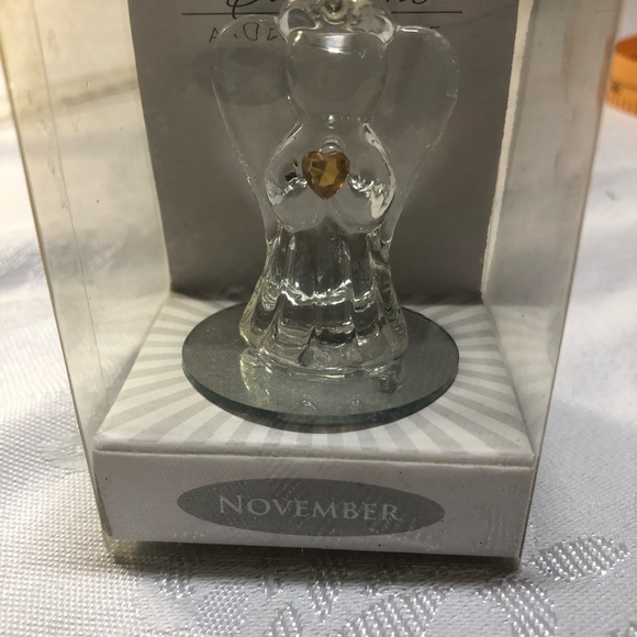 Vintage Birthstone Crystal Angel Figurine November - Picture 3 of 8